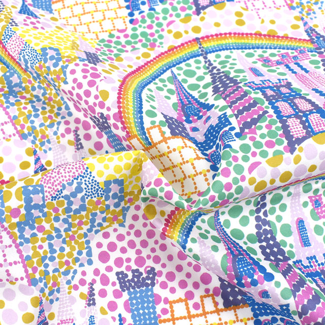 生地 LIBERTY FABRICS リバティ・ファブリックス タナローン 2022SS Magical Mystery マジカル・ミステリー(22-3632123) 22CT.ピンク 99Zz99j