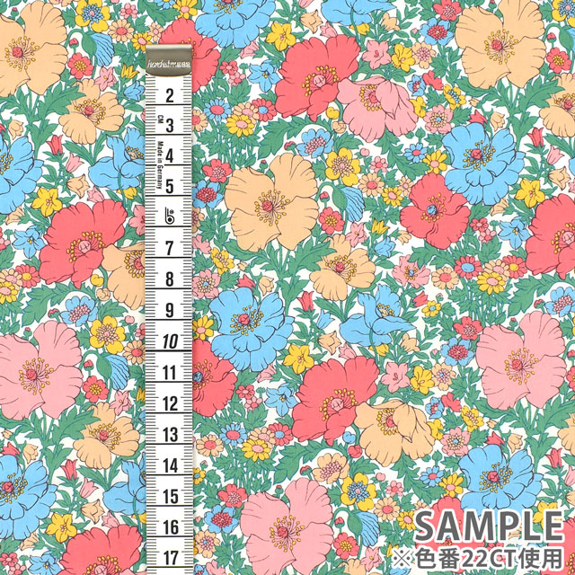 生地 LIBERTY FABRICS リバティ・ファブリックス タナローン 2022SS Meadow Song メドゥ・ソング(22-3632126) 22AT.ピンク 99Zz99j