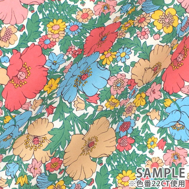 生地 LIBERTY FABRICS リバティ・ファブリックス タナローン 2022SS Meadow Song メドゥ・ソング(22-3632126) 22AT.ピンク 99Zz99j