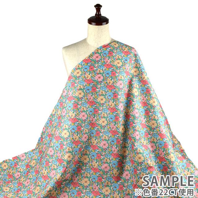 生地 LIBERTY FABRICS リバティ・ファブリックス タナローン 2022SS Meadow Song メドゥ・ソング(22-3632126) 22AT.ピンク 99Zz99j