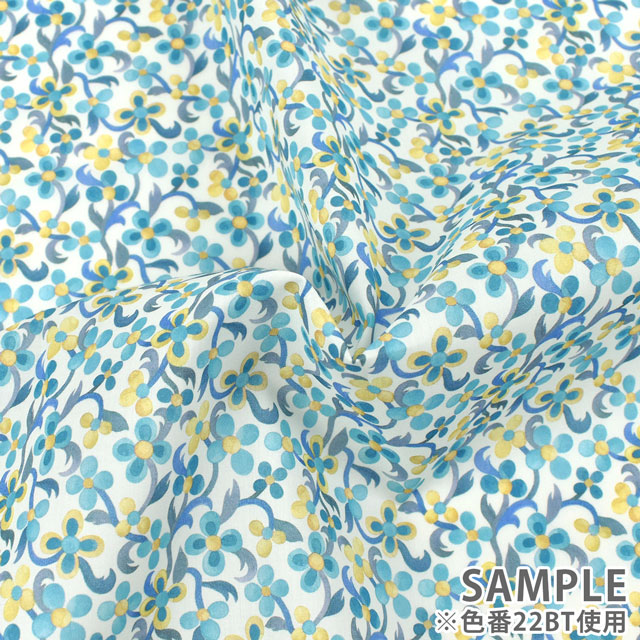 生地 LIBERTY FABRICS リバティ・ファブリックス タナローン 2022SS Violetta ヴィオレッタ(22-3632147) 22BT.ブルー 99Zz99j