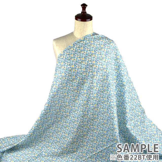 生地 LIBERTY FABRICS リバティ・ファブリックス タナローン 2022SS Violetta ヴィオレッタ(22-3632147) 22BT.ブルー 99Zz99j
