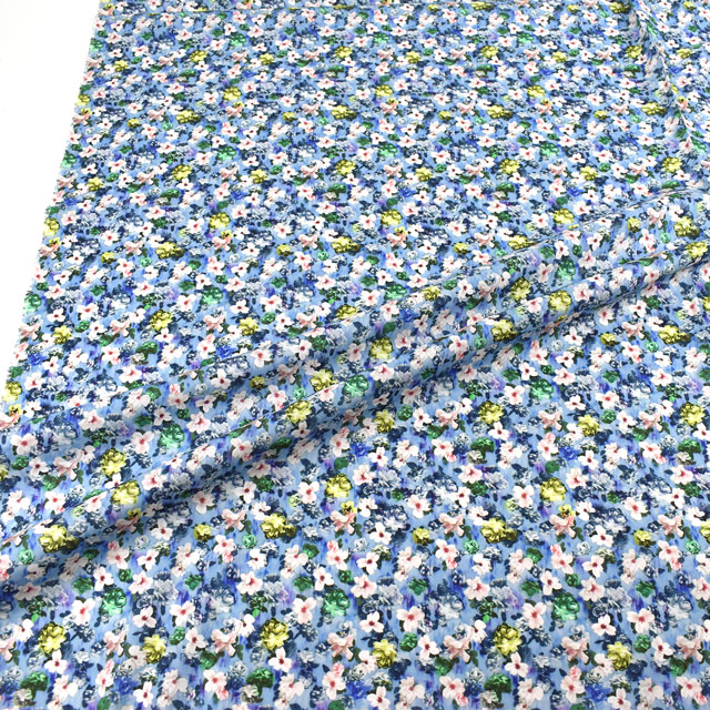 生地 LIBERTY FABRICS リバティ・ファブリックス タナローン 2022SS Encore アンコール(22-3632150) 22BT.ブルー 09Ac03j