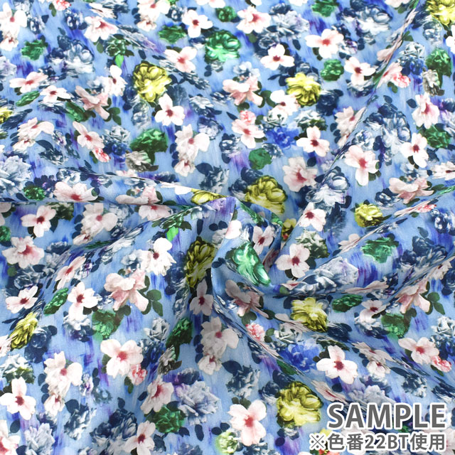 生地 LIBERTY FABRICS リバティ・ファブリックス タナローン 2022SS Encore アンコール(22-3632150) 22BT.ブルー 09Ac03j