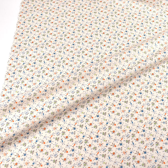 生地 LIBERTY FABRICS リバティ・ファブリックス タナローン 2022SS Josephine’s Melody ジョセフィーンズ・メロディ(22-1222110) P22A.ナチュラル 99Zz99j