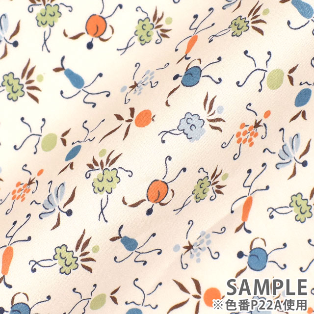 生地 LIBERTY FABRICS リバティ・ファブリックス タナローン 2022SS Josephine’s Melody ジョセフィーンズ・メロディ(22-1222110) P22A.ナチュラル 99Zz99j