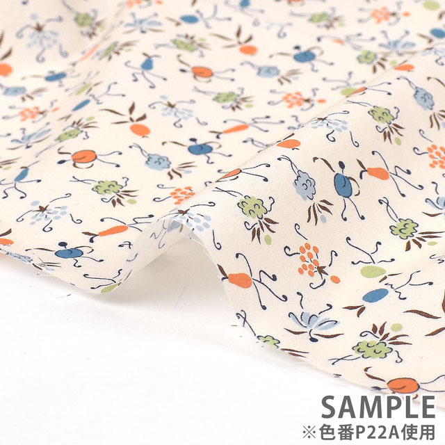 生地 LIBERTY FABRICS リバティ・ファブリックス タナローン 2022SS Josephine’s Melody ジョセフィーンズ・メロディ(22-1222110) P22A.ナチュラル 99Zz99j