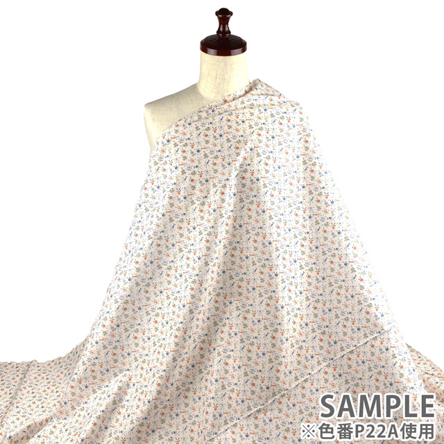 生地 LIBERTY FABRICS リバティ・ファブリックス タナローン 2022SS Josephine’s Melody ジョセフィーンズ・メロディ(22-1222110) P22A.ナチュラル 99Zz99j