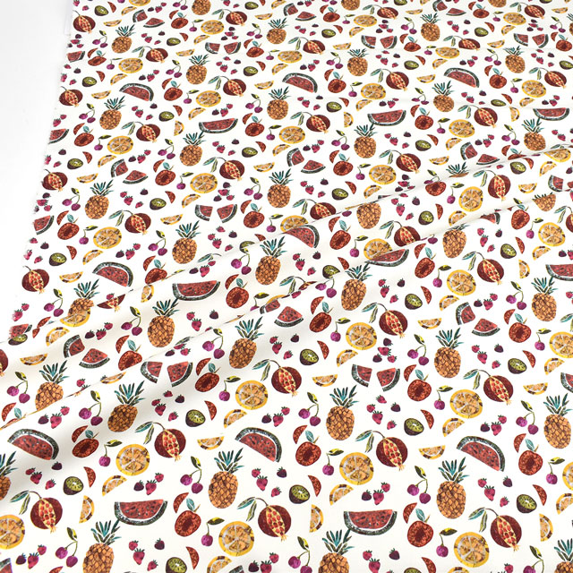 生地 LIBERTY FABRICS リバティ・ファブリックス 11号帆布 2022SS Pitra Dura ピエトラ・デュラ(21-3631215) J22A.オフホワイト 09Ac03j