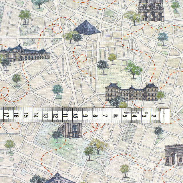 生地 LIBERTY FABRICS リバティ・ファブリックス 11号帆布 2022SS Rue de Paris ルー・ドゥ・パリス(DC30641) J22C.ナチュラル 99Zz99j