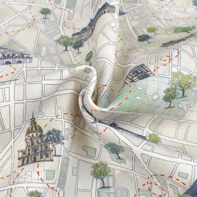 生地 LIBERTY FABRICS リバティ・ファブリックス 11号帆布 2022SS Rue de Paris ルー・ドゥ・パリス(DC30641) J22C.ナチュラル 99Zz99j