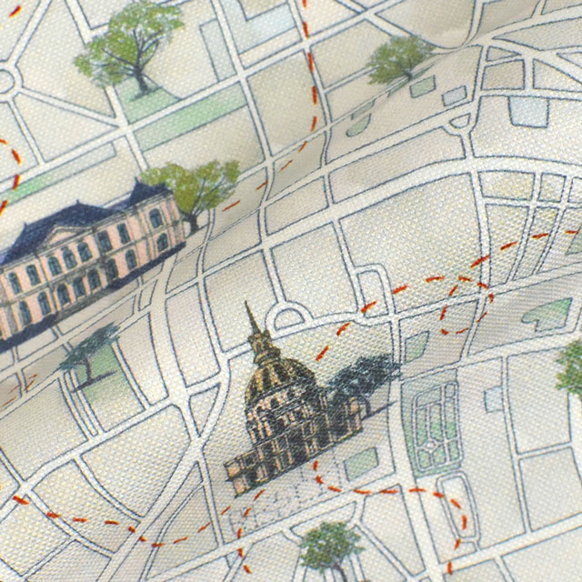 生地 LIBERTY FABRICS リバティ・ファブリックス 11号帆布 2022SS Rue de Paris ルー・ドゥ・パリス(DC30641) J22C.ナチュラル 99Zz99j