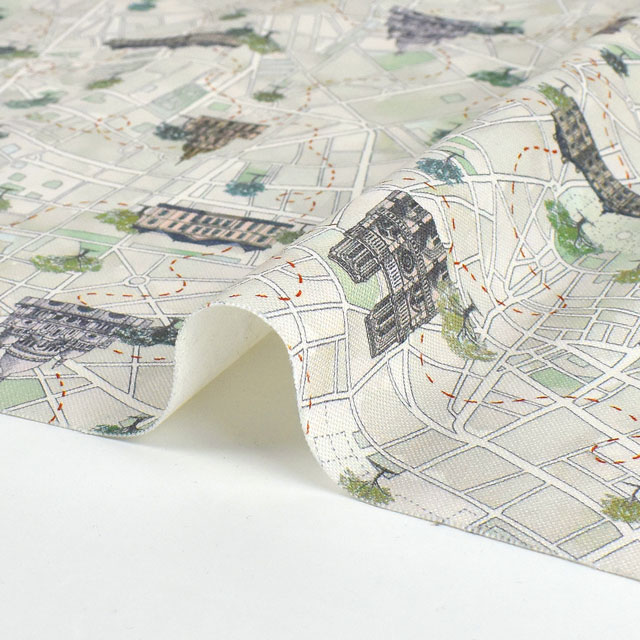 生地 LIBERTY FABRICS リバティ・ファブリックス 11号帆布 2022SS Rue de Paris ルー・ドゥ・パリス(DC30641) J22C.ナチュラル 99Zz99j