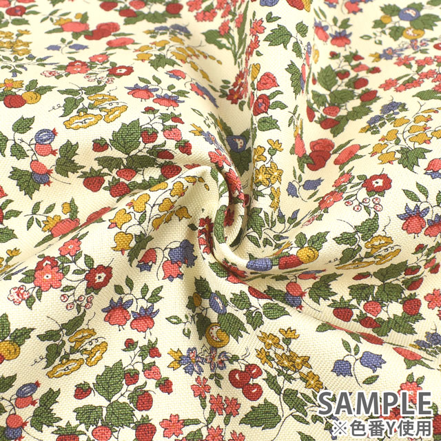 生地 LIBERTY FABRICS リバティ・ファブリックス 11号帆布 2022SS Nancy Ann ナンシー・アン(96-3286253) B.パープル 99Zz99j