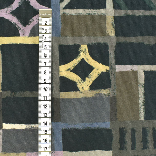 生地 LIBERTY FABRICS リバティ・ファブリックス 11号帆布 2022SS Tudor Check チューダー・チェック(21-2891203S50) SCC22B.ブラック 09Ac03j