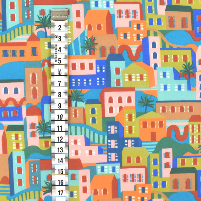 生地 LIBERTY FABRICS リバティ・ファブリックス タナローン 2022SS OceanVoyage Patchwork Coast パッチワーク・コースト(22-5842107) SW22A.マルチカラー 99Zz99j