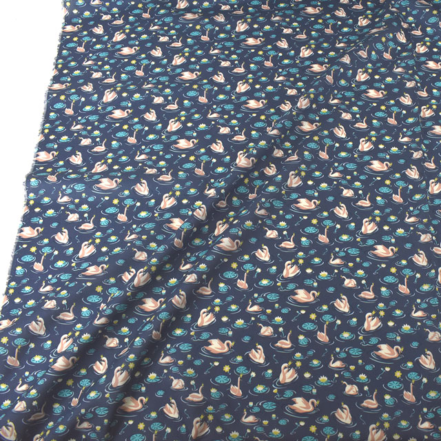 生地 LIBERTY FABRICS リバティ・ファブリックス タナローン 2022SS PALADISE LANDS Manon マノン(363J6434) A.ネイビー 99Zz99j