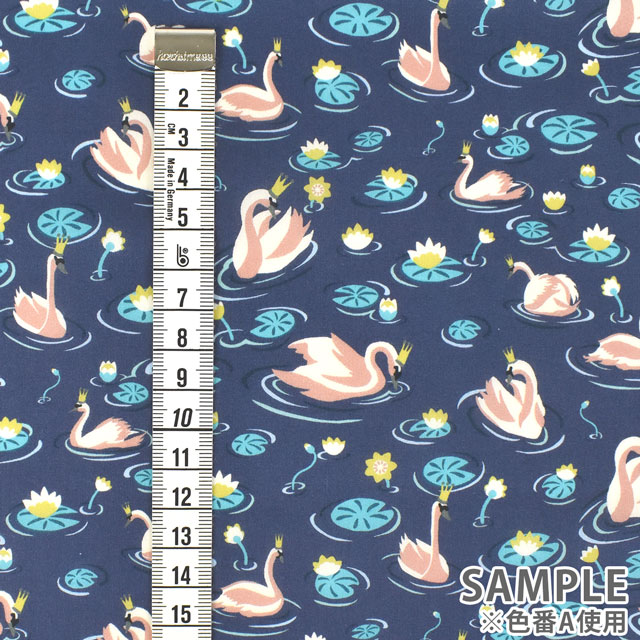 生地 LIBERTY FABRICS リバティ・ファブリックス タナローン 2022SS PALADISE LANDS Manon マノン(363J6434) A.ネイビー 99Zz99j