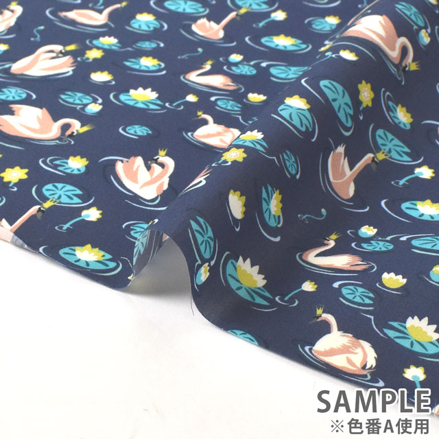 生地 LIBERTY FABRICS リバティ・ファブリックス タナローン 2022SS PALADISE LANDS Manon マノン(363J6434) A.ネイビー 99Zz99j