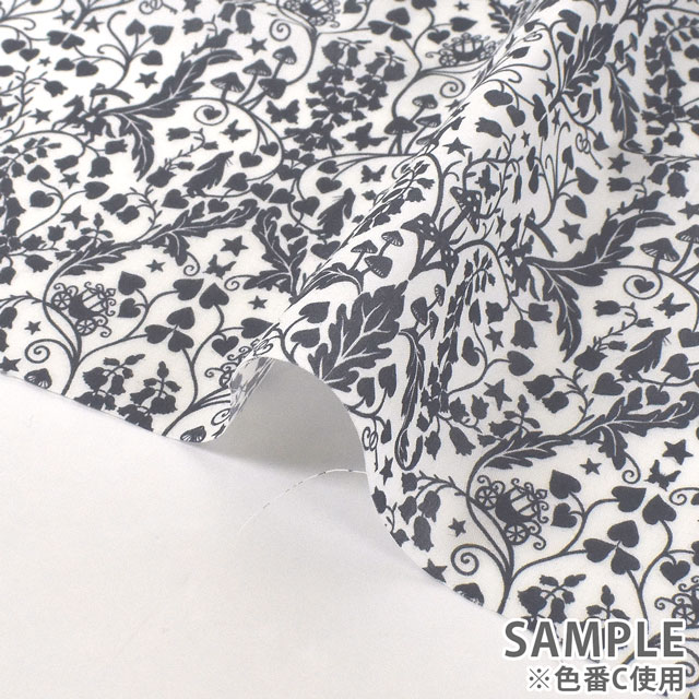 生地 LIBERTY FABRICS リバティ・ファブリックス タナローン 2022SS PALADISE LANDS Fairy Story フェアリー・ストーリー(363J6443) B.ベージュ 99Zz99j