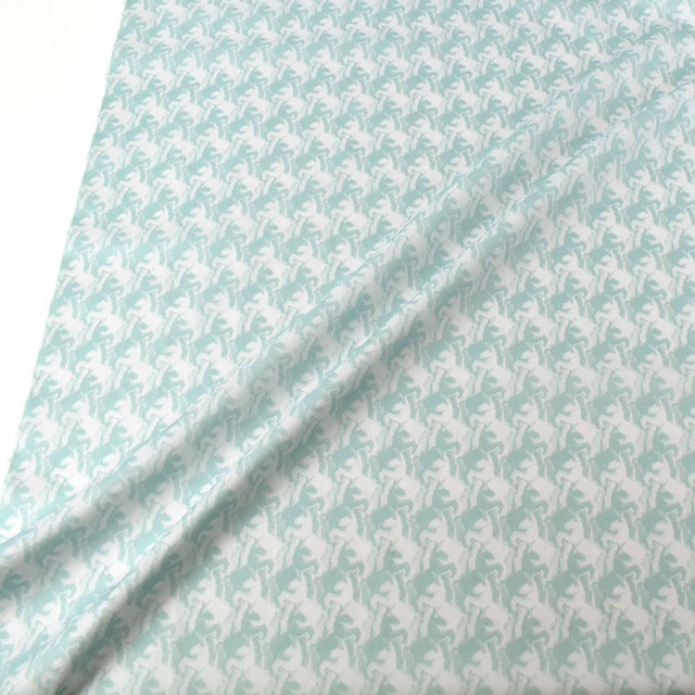 生地 LIBERTY FABRICS リバティ・ファブリックス タナローン 2022SS PALADISE LANDS Unicorn Puzzle ユニコーン・パズル(363J6444) C.グリーン 99Zz99j