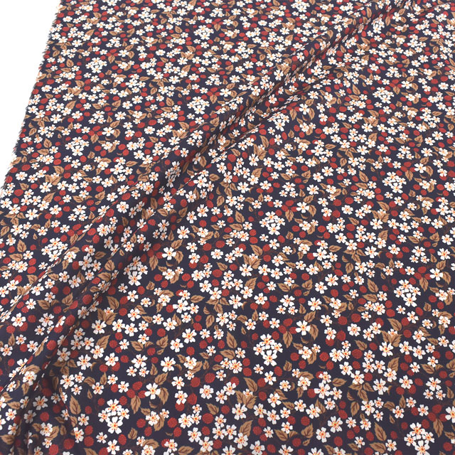 生地 LIBERTY FABRICS リバティ・ファブリックス タナローン 2022AW THE HOUSE OF LIBERTY Karen's Choice カレンズ・チョイス(3632204) 22AT.ネイビー 99Zz99j