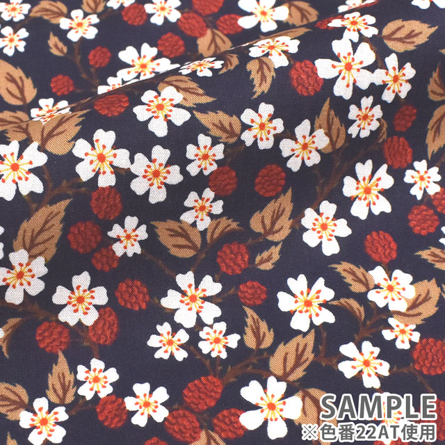 生地 LIBERTY FABRICS リバティ・ファブリックス タナローン 2022AW THE HOUSE OF LIBERTY Karen's Choice カレンズ・チョイス(3632204) 22AT.ネイビー 99Zz99j
