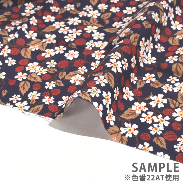 生地 LIBERTY FABRICS リバティ・ファブリックス タナローン 2022AW THE HOUSE OF LIBERTY Karen's Choice カレンズ・チョイス(3632204) 22AT.ネイビー 99Zz99j
