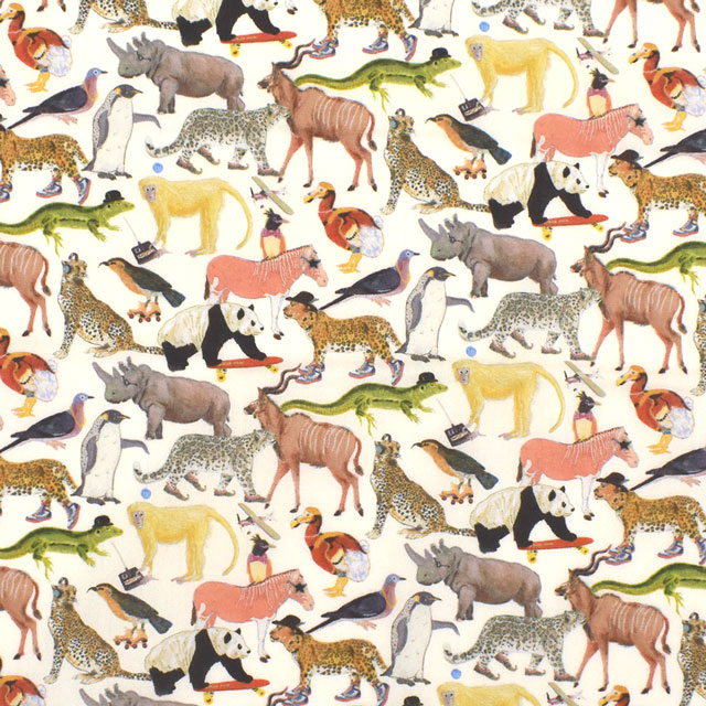 生地 LIBERTY FABRICS リバティ・ファブリックス タナローン 2022AW THE HOUSE OF LIBERTY Quey 2 キューウィ2(3632225) 22AT.オフホワイト 99Zz99j