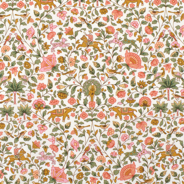生地 LIBERTY FABRICS リバティ・ファブリックス タナローン 2022AW THE HOUSE OF LIBERTY Imran イムラン(3632238) 22AT.ピンク 99Zz99j