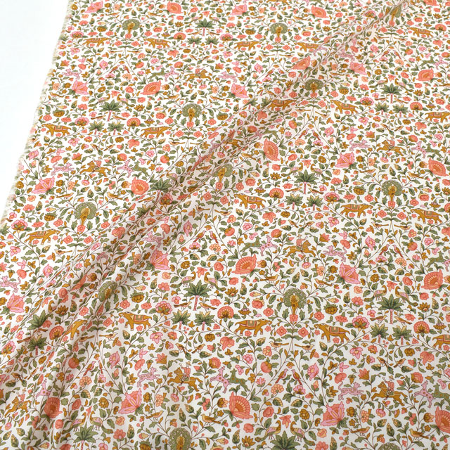 生地 LIBERTY FABRICS リバティ・ファブリックス タナローン 2022AW THE HOUSE OF LIBERTY Imran イムラン(3632238) 22AT.ピンク 99Zz99j