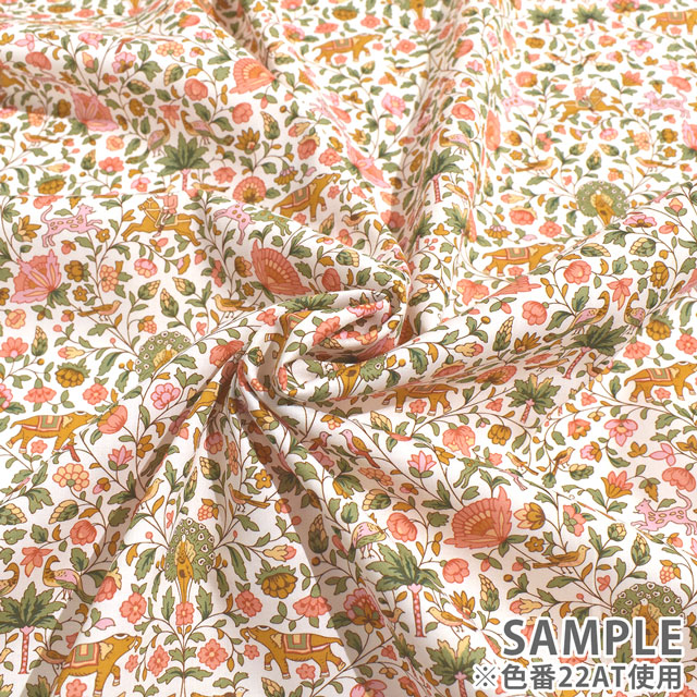 生地 LIBERTY FABRICS リバティ・ファブリックス タナローン 2022AW THE HOUSE OF LIBERTY Imran イムラン(3632238) 22AT.ピンク 99Zz99j