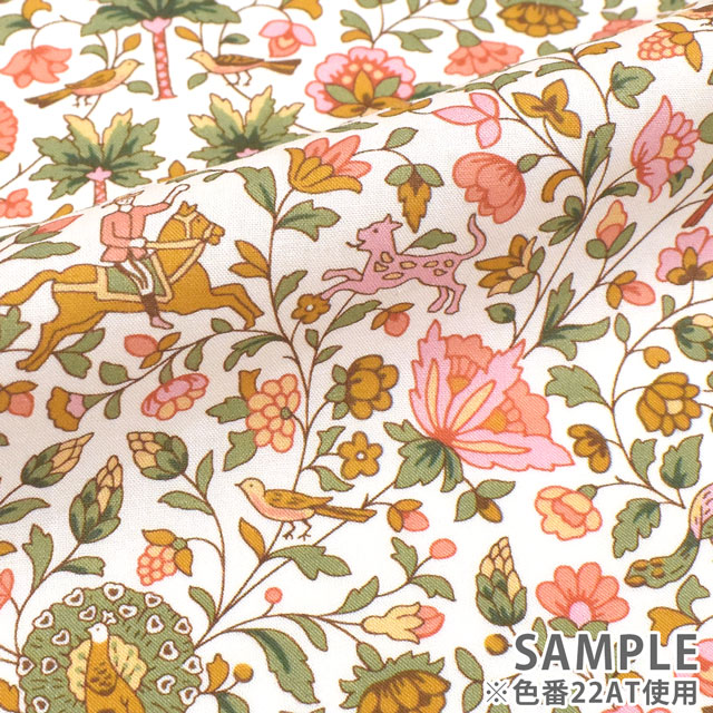 生地 LIBERTY FABRICS リバティ・ファブリックス タナローン 2022AW THE HOUSE OF LIBERTY Imran イムラン(3632238) 22AT.ピンク 99Zz99j