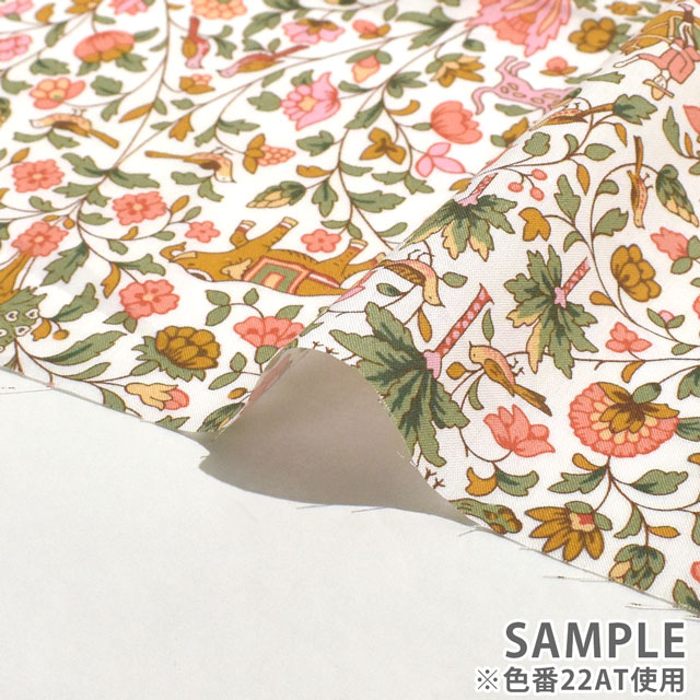 生地 LIBERTY FABRICS リバティ・ファブリックス タナローン 2022AW THE HOUSE OF LIBERTY Imran イムラン(3632238) 22AT.ピンク 99Zz99j