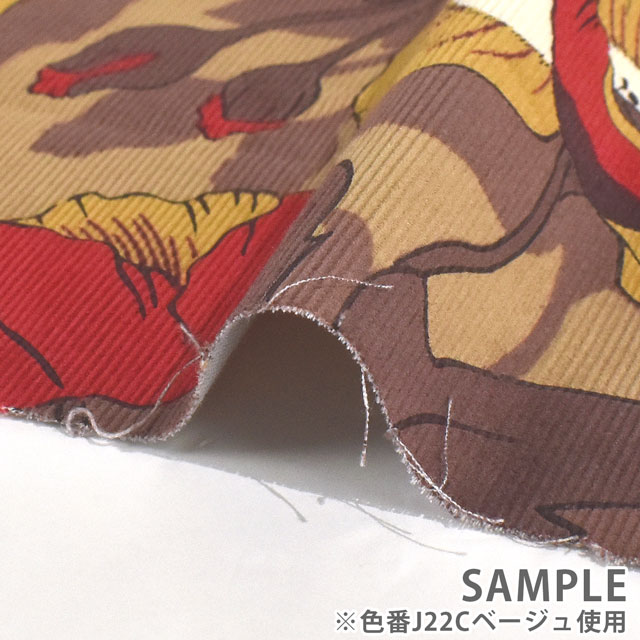 生地 LIBERTY FABRICS リバティ・ファブリックス コーデュロイ 2022AW Butterfield Garden バターフィールド・ガーデン(DC32387) J22C.ベージュ 09Bl25j