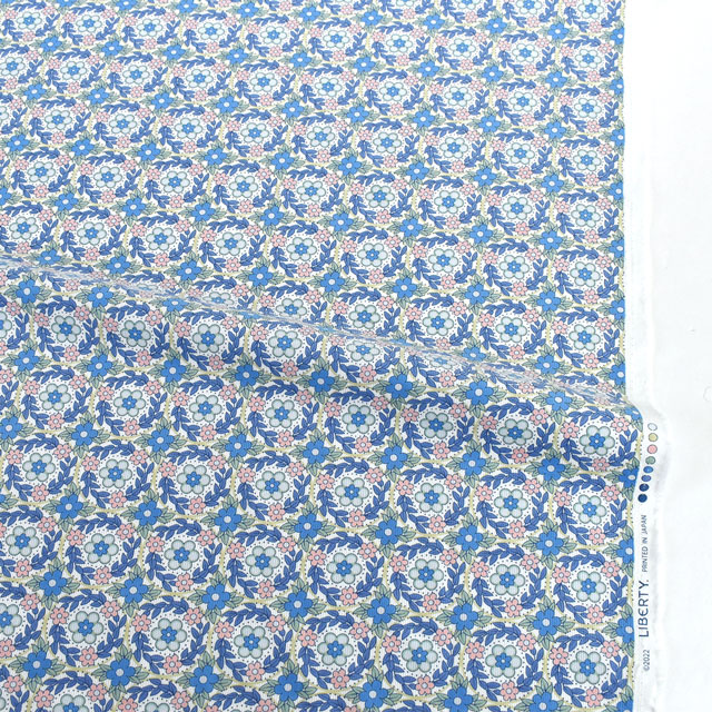 生地 LIBERTY FABRICS リバティ・ファブリックス コーデュロイ 2022AW Jessie's Jewel ジェシーズ・ジュエル(22-3632210L200) 22A.ブルー 09Bl25j