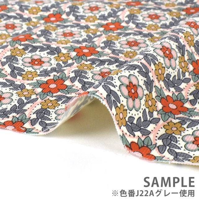 生地 LIBERTY FABRICS リバティ・ファブリックス コーデュロイ 2022AW Jessie's Jewel ジェシーズ・ジュエル(22-3632210L200) 22A.ブルー 09Bl25j