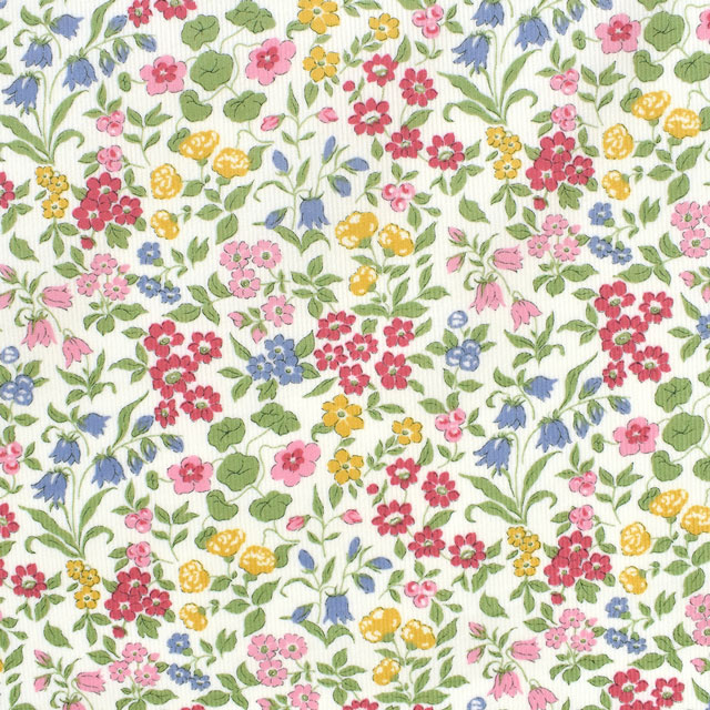 生地 LIBERTY FABRICS リバティ・ファブリックス コーデュロイ 2022AW Lilibet リリベット(22-3632218L133) 22A.オフ 99Zz99j