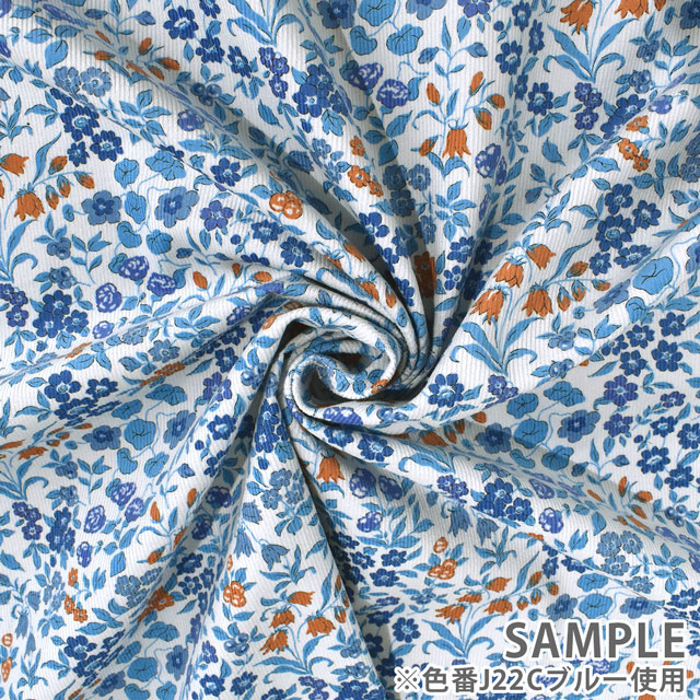 生地 LIBERTY FABRICS リバティ・ファブリックス コーデュロイ 2022AW Lilibet リリベット(22-3632218L133) 22A.オフ 99Zz99j