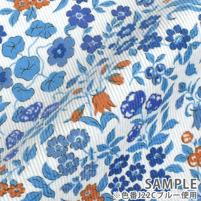 生地 LIBERTY FABRICS リバティ・ファブリックス コーデュロイ 2022AW Lilibet リリベット(22-3632218L133) 22A.オフ 99Zz99j