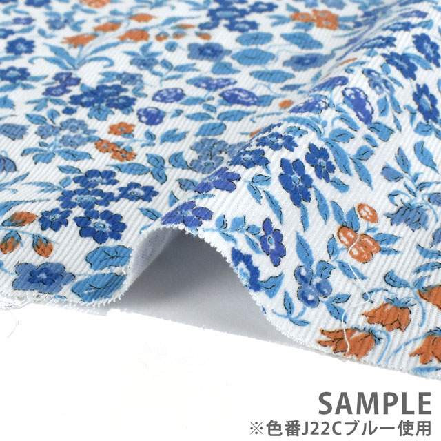 生地 LIBERTY FABRICS リバティ・ファブリックス コーデュロイ 2022AW Lilibet リリベット(22-3632218L133) 22A.オフ 99Zz99j