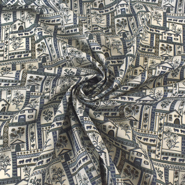 生地 LIBERTY FABRICS リバティ・ファブリックス タナローン 2022AW FLORANATION Ursli ウルスリ(363J6811) A.グレー 99Zz99j