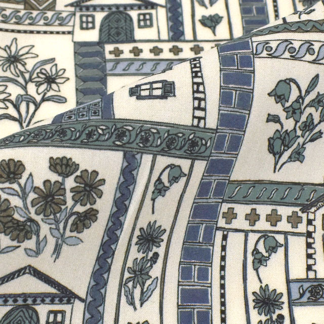 生地 LIBERTY FABRICS リバティ・ファブリックス タナローン 2022AW FLORANATION Ursli ウルスリ(363J6811) A.グレー 99Zz99j