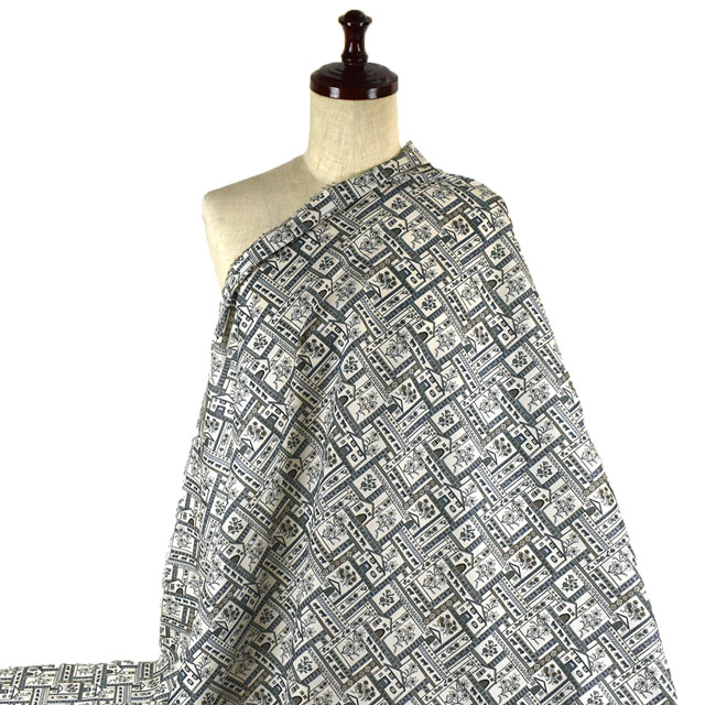 生地 LIBERTY FABRICS リバティ・ファブリックス タナローン 2022AW FLORANATION Ursli ウルスリ(363J6811) A.グレー 99Zz99j