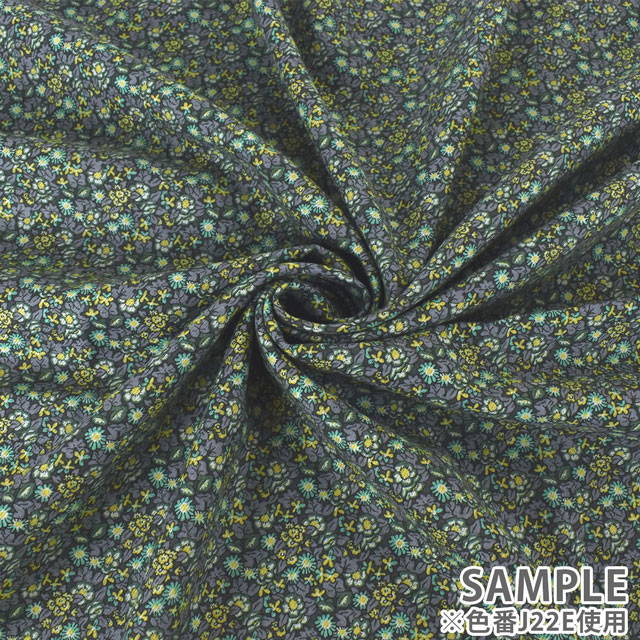 生地 LIBERTY FABRICS リバティ・ファブリックス エアリーコット 2022AW Abasan アバサン(79-3335826) J22B.ブラウン 09Ac03j