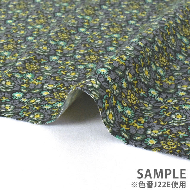 生地 LIBERTY FABRICS リバティ・ファブリックス エアリーコット 2022AW Abasan アバサン(79-3335826) J22B.ブラウン 09Ac03j