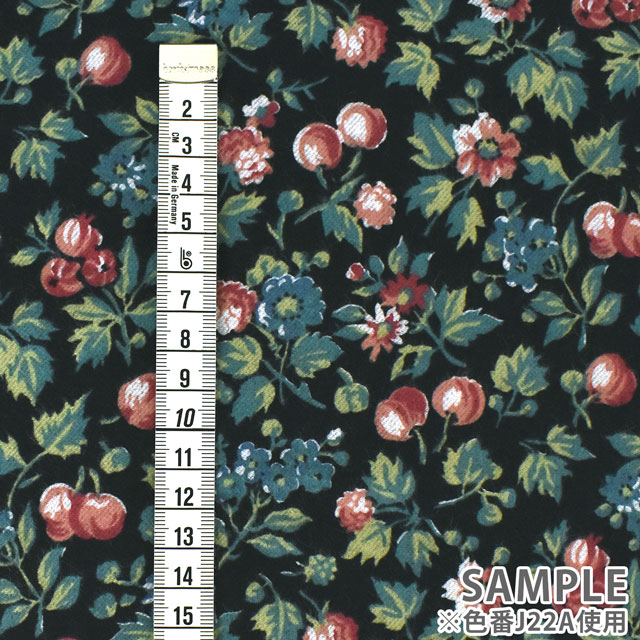 生地 LIBERTY FABRICS リバティ・ファブリックス エアリーコット 2022AW Babette バベット(81-3521263) J22C.ブラウン 09Ac03j
