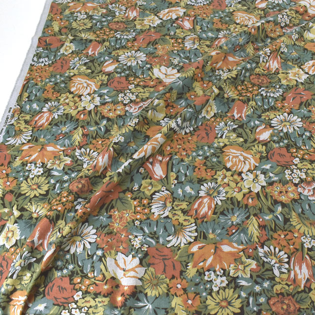 生地 LIBERTY FABRICS リバティ・ファブリックス エアリーコット 2022AW Lamorna ラモーナ(82-3332103) J22B.イエロー 09Ac03j