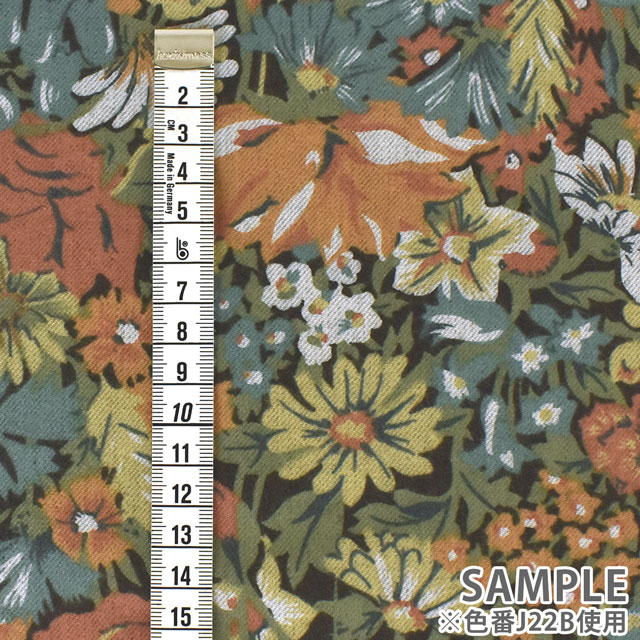 生地 LIBERTY FABRICS リバティ・ファブリックス エアリーコット 2022AW Lamorna ラモーナ(82-3332103) J22B.イエロー 09Ac03j