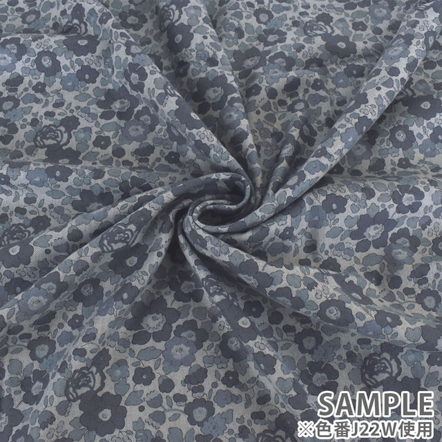 生地 LIBERTY FABRICS リバティ・ファブリックス エアリーコット 2022AW Betsy ベッツィ(3332019) J22Z.レッド 99Zz99j